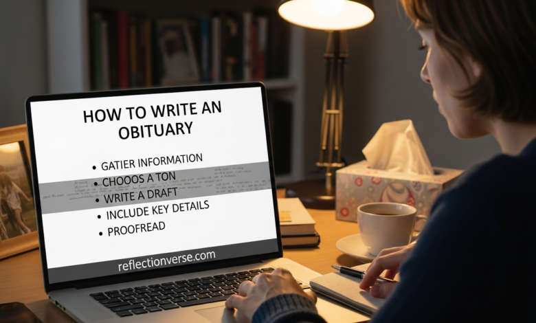 How to Write an Obituary