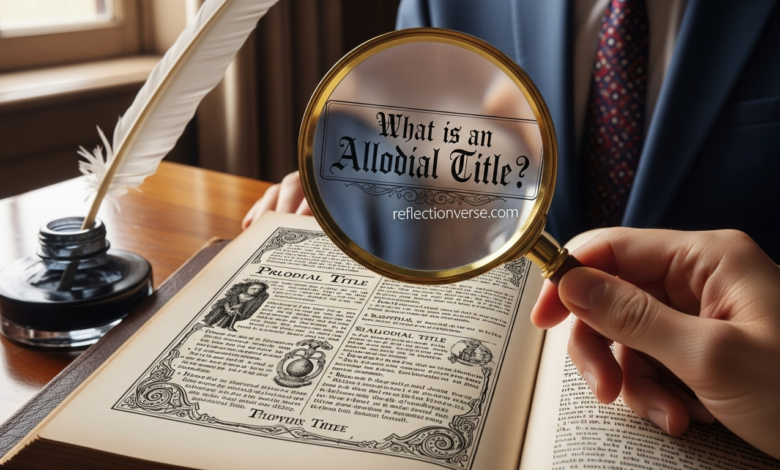 What Is an Allodial Title