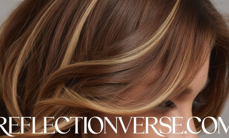 Blonde Highlights on Brown Hair