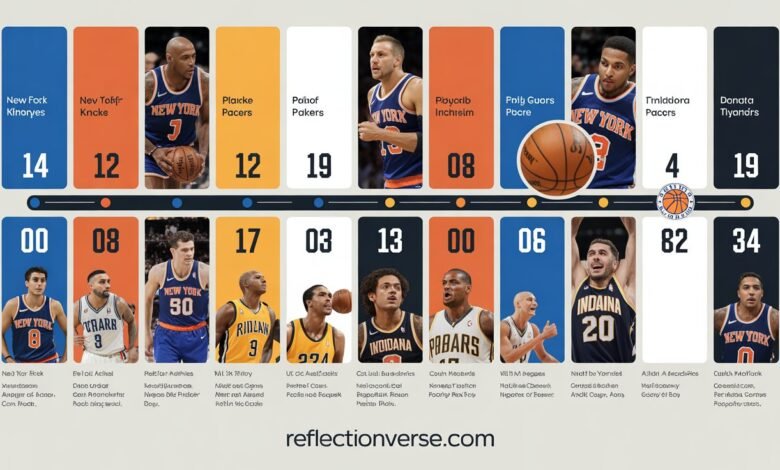 Knicks vs Pacers Timeline