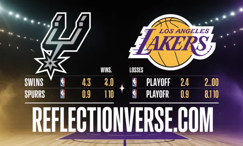 san antonio spurs vs lakers standings