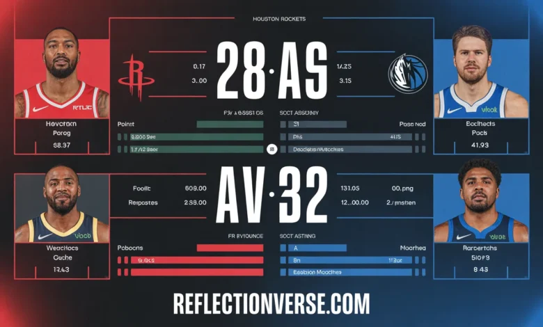 Houston Rockets vs Dallas Mavericks Match Player Stats