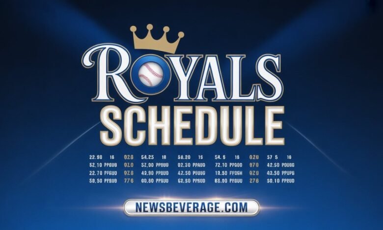 royals schedule