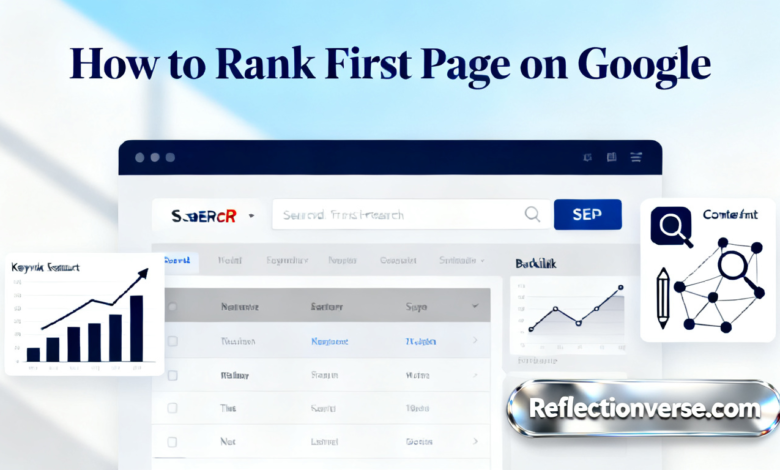 How to rank first page on Google