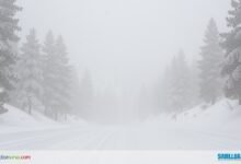 snow storm california