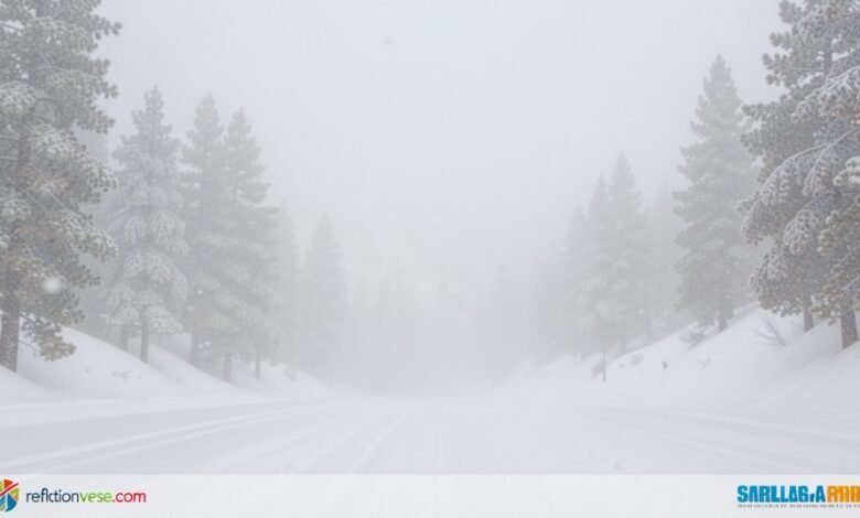 snow storm california