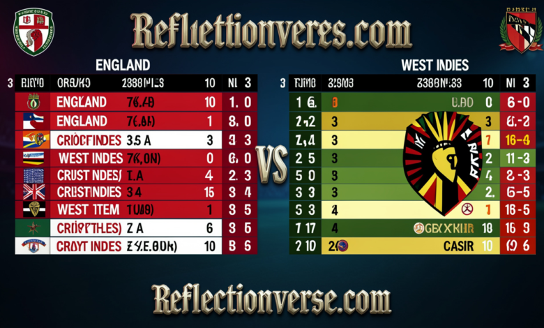 england cricket team vs west indies cricket team match scorecard