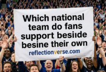 Which national team do fans support besides their own