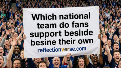 Which national team do fans support besides their own